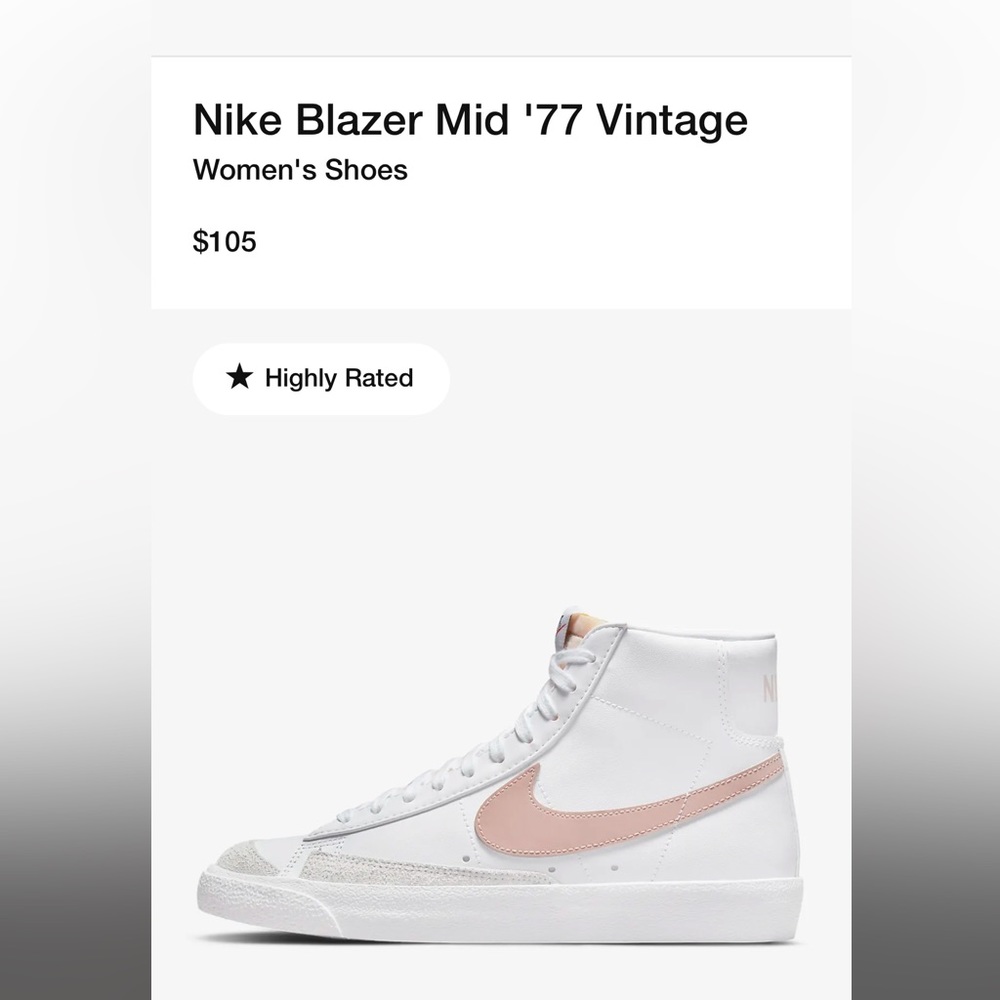 Nike blazer mids women’s 9 men’s 7.5